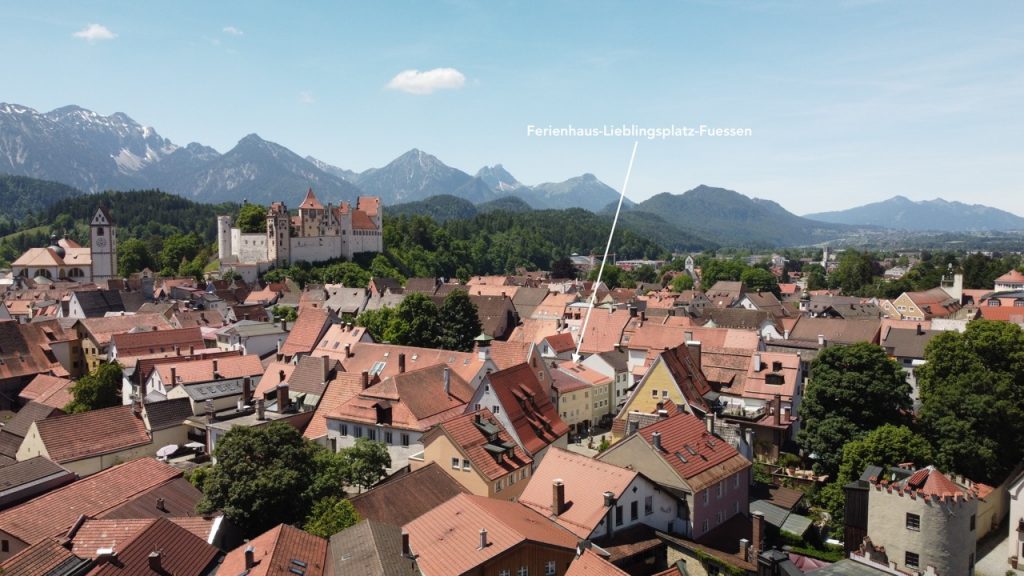 Holiday Home Füssen perfect located in old town Holiday Home Lieblingsplatz (favorite place)